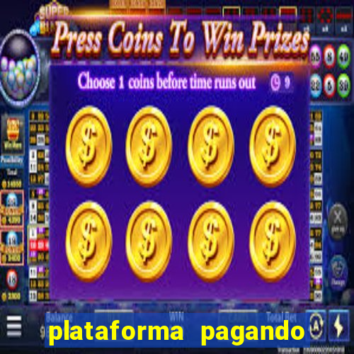 plataforma pagando bonus no cadastro
